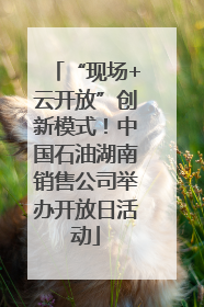 “现场+云开放”创新模式！中国石油湖南销售公司举办开放日活动