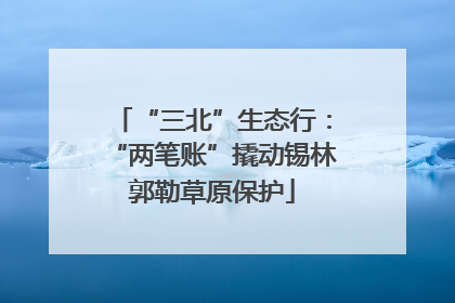 “三北”生态行：“两笔账”撬动锡林郭勒草原保护