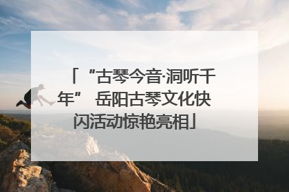“古琴今音·洞听千年” 岳阳古琴文化快闪活动惊艳亮相