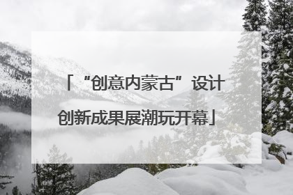“创意内蒙古”设计创新成果展潮玩开幕
