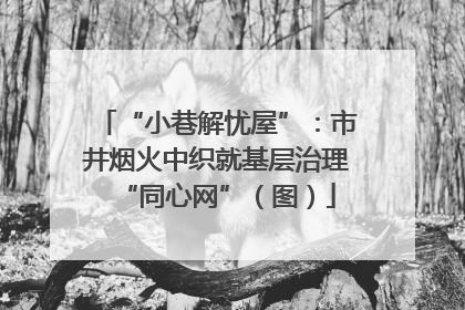 “小巷解忧屋”：市井烟火中织就基层治理“同心网”（图）