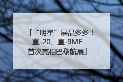 “明星”展品多多！直-20、直-9ME首次亮相巴黎航展