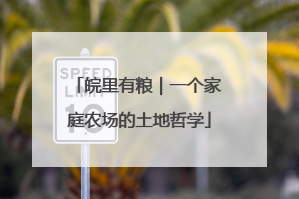 皖里有粮｜一个家庭农场的土地哲学