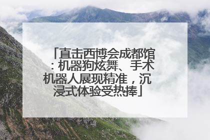 直击西博会成都馆：机器狗炫舞、手术机器人展现精准，沉浸式体验受热捧