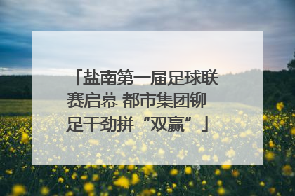 盐南第一届足球联赛启幕 都市集团铆足干劲拼“双赢”