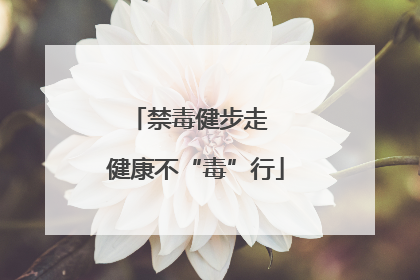禁毒健步走  健康不“毒”行