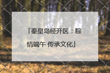 秦皇岛经开区：粽情端午 传承文化