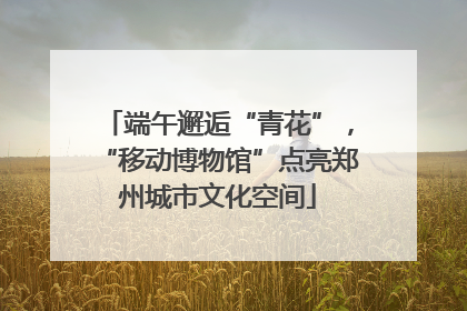 端午邂逅“青花”，“移动博物馆”点亮郑州城市文化空间