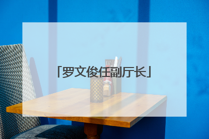 罗文俊任副厅长