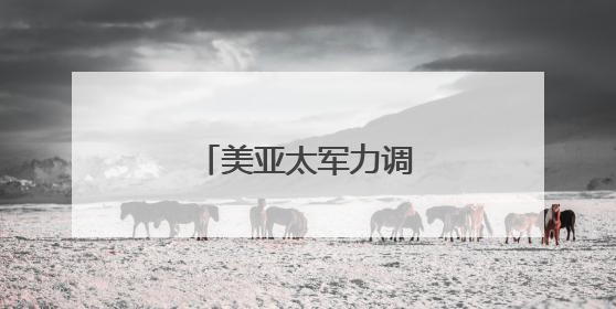 美亚太军力调整？盟友慌了