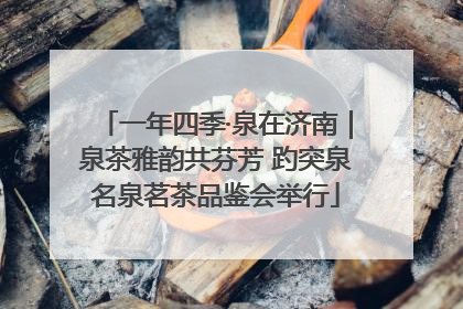 一年四季·泉在济南｜泉茶雅韵共芬芳 趵突泉名泉茗茶品鉴会举行