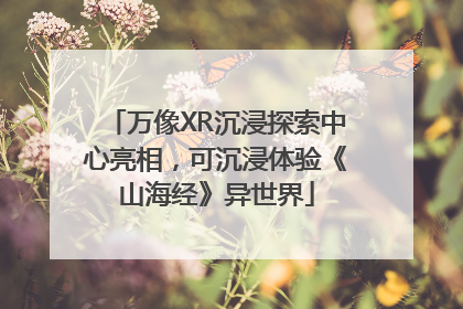 万像XR沉浸探索中心亮相，可沉浸体验《山海经》异世界