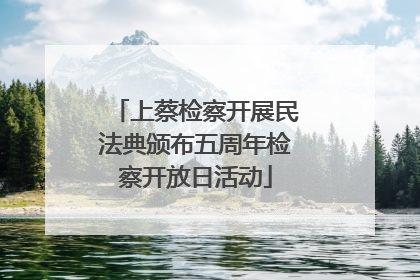 上蔡检察开展民法典颁布五周年检察开放日活动