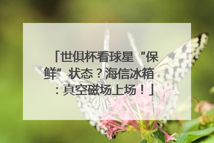 世俱杯看球星“保鲜”状态？海信冰箱：真空磁场上场！
