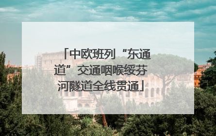 中欧班列“东通道”交通咽喉绥芬河隧道全线贯通