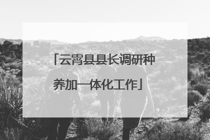 云霄县县长调研种养加一体化工作