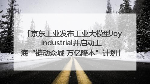 京东工业发布工业大模型Joy industrial并启动上海“链动众城 万亿降本”计划