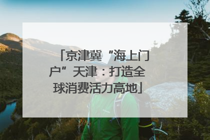 京津冀“海上门户”天津：打造全球消费活力高地