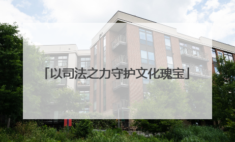 以司法之力守护文化瑰宝