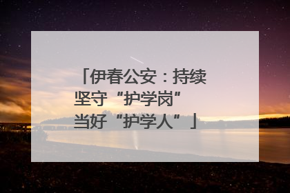 伊春公安：持续坚守“护学岗” 当好“护学人”