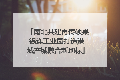 南北共建再传硕果 锡连工业园打造港城产城融合新地标