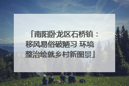 南阳卧龙区石桥镇：移风易俗破陋习 环境整治绘就乡村新图景