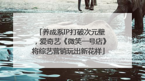 养成系IP打破次元壁，爱奇艺《微笑一号店》将综艺营销玩出新花样
