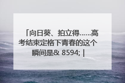 向日葵、拍立得……高考结束定格下青春的这个瞬间是& 8594;｜2025四川高考
