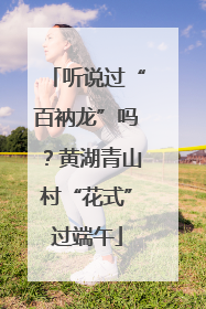 听说过“百衲龙”吗？黄湖青山村“花式”过端午