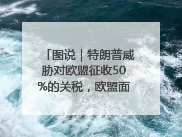 图说｜特朗普威胁对欧盟征收50%的关税，欧盟面临多重压力