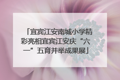宜宾江安南城小学精彩亮相宜宾江安庆“六一”五育并举成果展