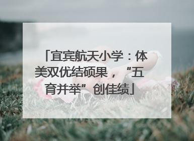宜宾航天小学：体美双优结硕果，“五育并举”创佳绩