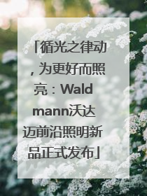 循光之律动，为更好而照亮：Waldmann沃达迈前沿照明新品正式发布