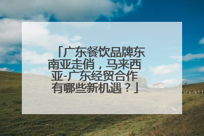 广东餐饮品牌东南亚走俏，马来西亚-广东经贸合作有哪些新机遇？