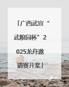 广西武宣“武粮园杯”2025龙舟邀请赛开桨