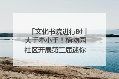 文化书院进行时｜大手牵小手！植物园社区开展第三届迷你马拉松活动