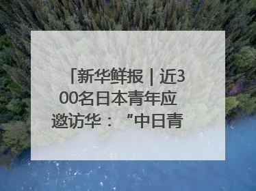 新华鲜报｜近300名日本青年应邀访华：“中日青年可以创造更好的未来”