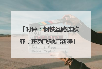 时评：钢铁丝路连欧亚，班列飞驰启新程
