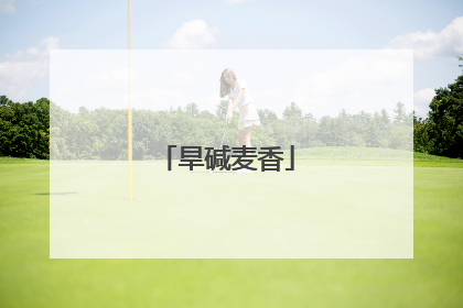 旱碱麦香