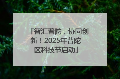智汇普陀，协同创新！2025年普陀区科技节启动