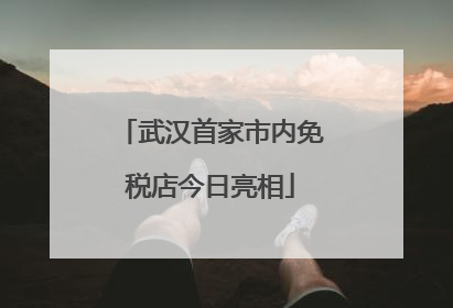 武汉首家市内免税店今日亮相