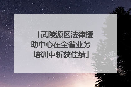 武陵源区法律援助中心在全省业务培训中斩获佳绩