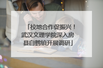 校地合作促振兴！武汉文理学院深入房县白鹤镇开展调研