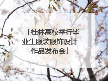 桂林高校举行毕业生服装服饰设计作品发布会