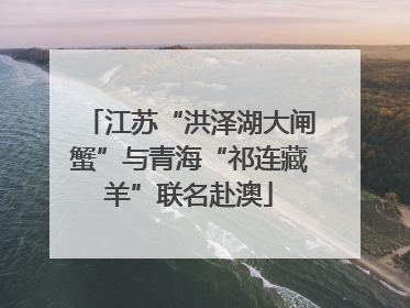 江苏“洪泽湖大闸蟹”与青海“祁连藏羊”联名赴澳