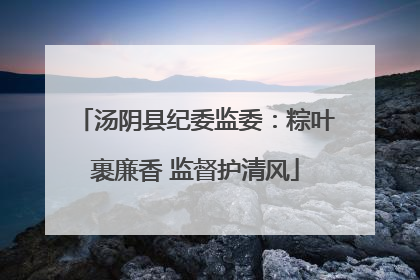 汤阴县纪委监委：粽叶裹廉香 监督护清风