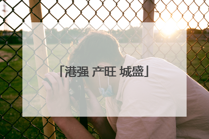 港强 产旺 城盛