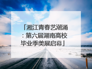 湘江青春艺潮涌：第六届湖南高校毕业季美展启幕