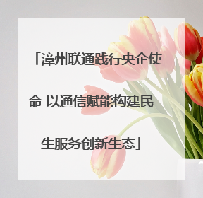 漳州联通践行央企使命 以通信赋能构建民生服务创新生态