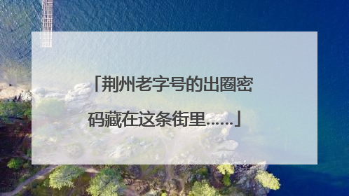 荆州老字号的出圈密码藏在这条街里……